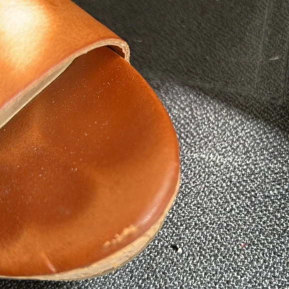 Guess Brown Cork Wedge Sandals size 8 - Picture 10 of 12